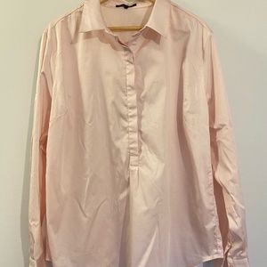 Universal Standard Blush Pink Button Down